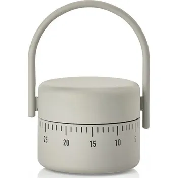 Kuchyňská minutka Kuchyňská minutka SINGLES Mud, šedohnědá - ZONE DENMARK (Minutovník SINGLES Mud - ZONE DENMARK)