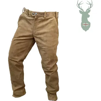 Ochranné vybavení na lov a střelbu Kožené kalhoty Olive velikost: 62