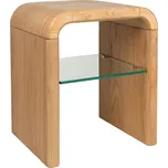 Dubový odkládací stolek ZUIVER BRAVE 50 x 42 cm