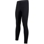 SANTINI Cyklistické kalhoty dlouhé bez laclu - FULL ZIP - ZIP UP - černá