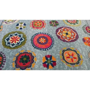 Koberec ORIENTAL WEAVERS Kusový koberec MANDALY šedomodrý 80x140