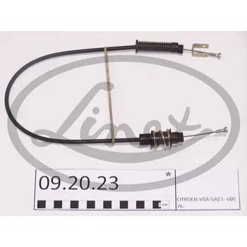 Lanko parkovací brzdy Lanko plynu, , 75492030, 75492031, LINEX, 09.20.23