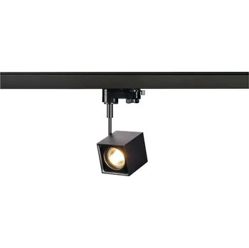 Bodové svítidlo BIG WHITE ALTRA DICE, bodové svítidlo pro vysokonapěťovou 3fázovou proudovou sběrnici, QPAR51, hranaté, černé, max. 50 W, vč. 3f