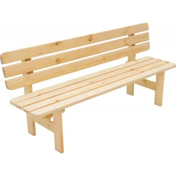 Zahradní lavice Masivní lavice z borovice dřevo 30 mm (různé délky) 180 cm