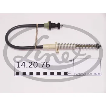 Lanko parkovací brzdy Lanko plynu, 160330, LINEX, 14.20.76