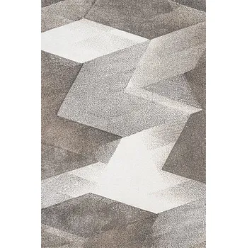 Koberec SINTELON Kusový koberec VEGAS HOME šedá / Bílá 160/230