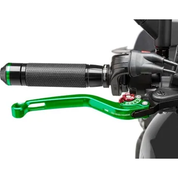 Páčka brzdy bez adaptéru PUIG 170VR dlouhé zelená/červená