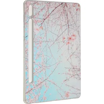 Pouzdro na tablet VSECHNONAMOBIL 54234 ART Silikonový kryt Samsung Galaxy Tab S8+/S7+/S7 FE CHERRY BLOSSOM