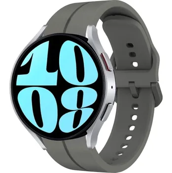 Ostatní příslušenství k chytrým hodinkám VSECHNONAMOBIL 63502 SILICONE Řemínek pro Samsung Galaxy Watch 6 Classic (47mm/43mm) a Watch 6 (44mm/40mm) tmavě šedý