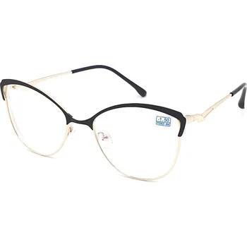 Brýle na čtení Dioptrické brýle 850 / -1,50 black/gold s antireflexní vrstvou