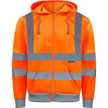 Pánská mikina Korntex Galway Reflexní mikina KX422 Signal Orange XL