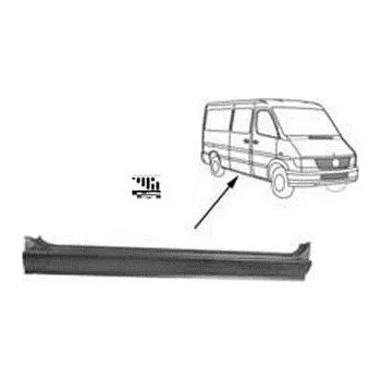 Prah karosérie plech na opravy prahu, 3075110,3546002,, ECAR, 506242-21