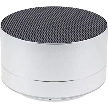 Audio Mini bezdrátový bluetooth přenosný reproduktor - stříbrný