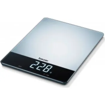 Průmyslová váha Beurer KS 34 Stainless Steel kuchyňská váha digitální Max. váživost=15 kg nerezová ocel 200 x 263 x 20