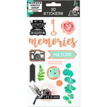 Rám na obraz FUJI 3D samolepky Vintage