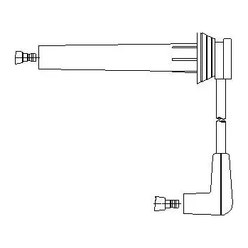 Zapalovací kabel zapalovací kabel, , 05033218AC, BREMI, 3A61/24