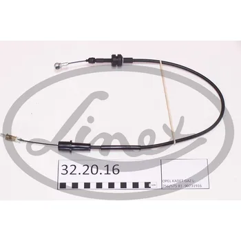 Lanko parkovací brzdy Lanko plynu, , 848830, 848860, 90118290, 90231916, LINEX, 32.20.16