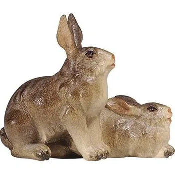 Vánoční dekorace Ornatis Králíčci Provedení: Malované, Velikost stojících figur dospělých postav: 11 cm