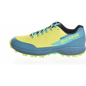 Pánská běžecká obuv Pánská hřebová běžecká obuv Pytho 6 M BUGrip švédské značky Icebug Velikost: 44, barva: Lime/Mint