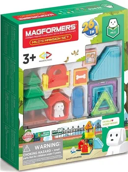 Stavebnice Magformers Magformers Mini Pejskovo království 33 dílků