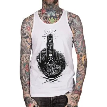 Pánské tílko Tílko pánské Hyraw Finger - bílé, XXL