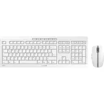 CHERRY STREAM bezdrátový, bezdrátový sada klávesnice a myše německá, QWERTZ šedá