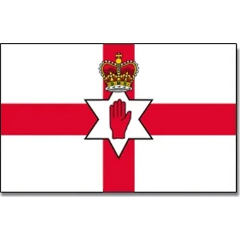 Vlajka Severní Irsko 30 x 45 cm na tyčce