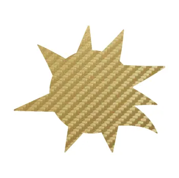 Polep vozidla SAMOLEPKA Průstřel 004 levá (59 - 3D karbon zlatý) NA AUTO, NÁLEPKA, FÓLIE, POLEP, TUNING, VLASTNÍ TEXT, TISK, AUTOSAMOLEPKY.cz, POLEPY, OBRÁZEK, LOGO, SAMOLEPKY