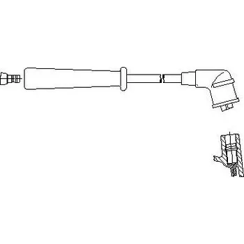 Zapalovací kabel zapalovací kabel, , BREMI, 3A23/90