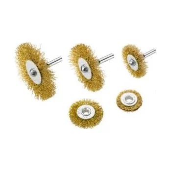 Nářadí pro automobil Ocelový drátěný kartáč, 5ks, , TOPEX, 62H614