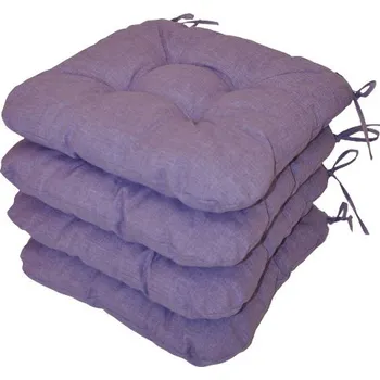 Podsedák Nábytek PEGAS Sedák UNI barva fialový melír - set 4 kusy