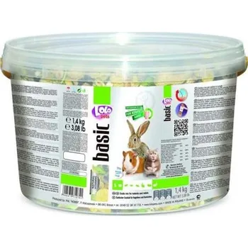 Krmivo pro hlodavce LOLO - exotik mix kompl. krmivo pro hlodavce kyblík 1,4 kg