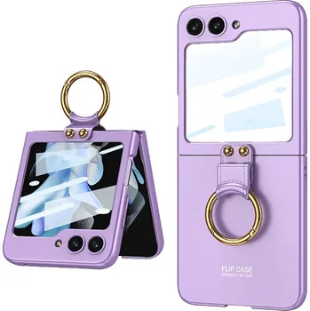 GKK 65005 GKK CIRCLE Ochranný obal s držákem Samsung Galaxy Z Flip 5 5G fialový