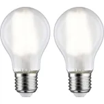 Paulmann 28924 LED Energetická třída (EEK2021) E (A - G) E27 klasická žárovka 7 W = 60 W neutrální bílá (Ø x v) 60 mm x