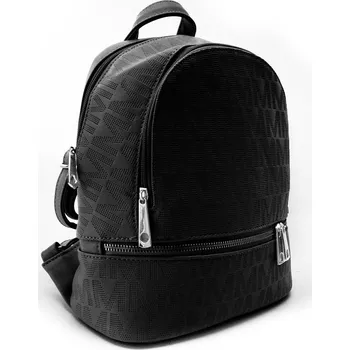 Městský batoh Černý zipový dámský batoh Eila