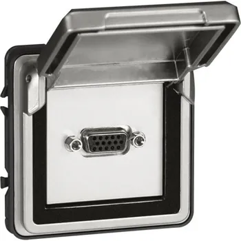 Elektrická zásuvka Legrand adaptér Mosaic šedá 077880 1 ks