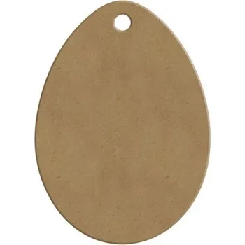 Velikonoční dekorace Dřevěný výřez k dekoraci Gomille závěsný, 5,8 x 8 cm – vajíčko