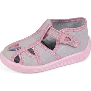 RAWEKS Dětská domácí obuv s vyndávací koženou stélkou ADAS 37 Velikost: 21