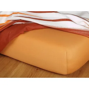 Prostěradlo Dadka Dadka prostěradlo jersey barva karamel 90/200