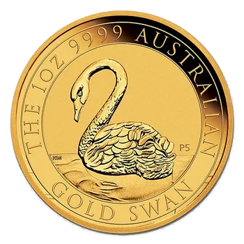 Perth Mint Zlatá mince 1 Oz Australian Swan (Labuť černá) 2021 31,1 g