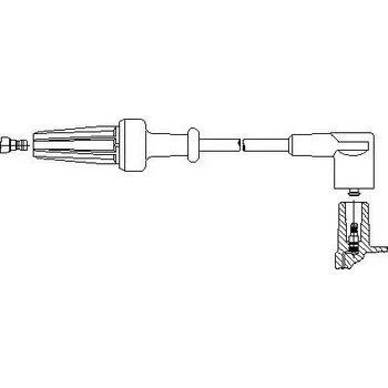 Zapalovací kabel zapalovací kabel, , BREMI, 663/97