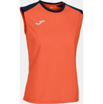 Dámské tričko Dámské sportovní tílko JOMA ECO CHAMPIONSHIP TANK TOP FLUOR ORANGE NAVY Velikost: L, Barva: NARANJA FLUOR