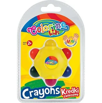 Voskovky Colorino, tvar hvězda, 6 barev
