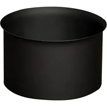 Kouřovod Zděř kouřová 145mm silnostěnná t.1,5mm černá 654255