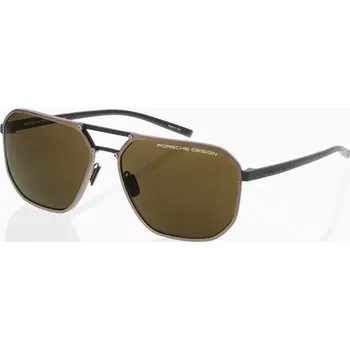 Sluneční brýle PORSCHE DESIGN Sunglasses P´8971 sluneční brýle hnědo černé s hnědými skly (Nápadné sluneční brýle pro muže od Porsche Design. Vyrobeno z titanu a high-tech polyamidu RXP®.)