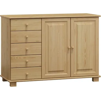 Komoda Max-i Komoda ze dřeva KRISTENSEN NORE Zvolte barvu:: bezbarvý lak