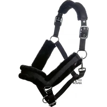 Ohlávka HKKM -ANATOMICAL- - Černá - Cob