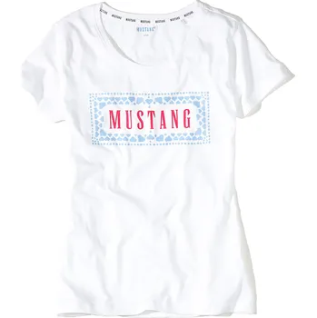 Dámské tričko MUSTANG Dámské bílé tričko HAZEL S 6232_2100.200