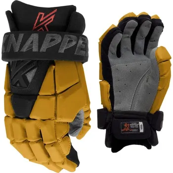 Hokejové rukavice Hokejbalové rukavice Knapper AK5 JR, Junior, zlatá, 12" Knapper