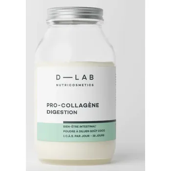 D-Lab Nutricosmetics Pro-Collagen pro podporu trávení s příchutí kokosu Pro-Collagen Digestion